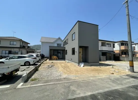 境界ブロック打設