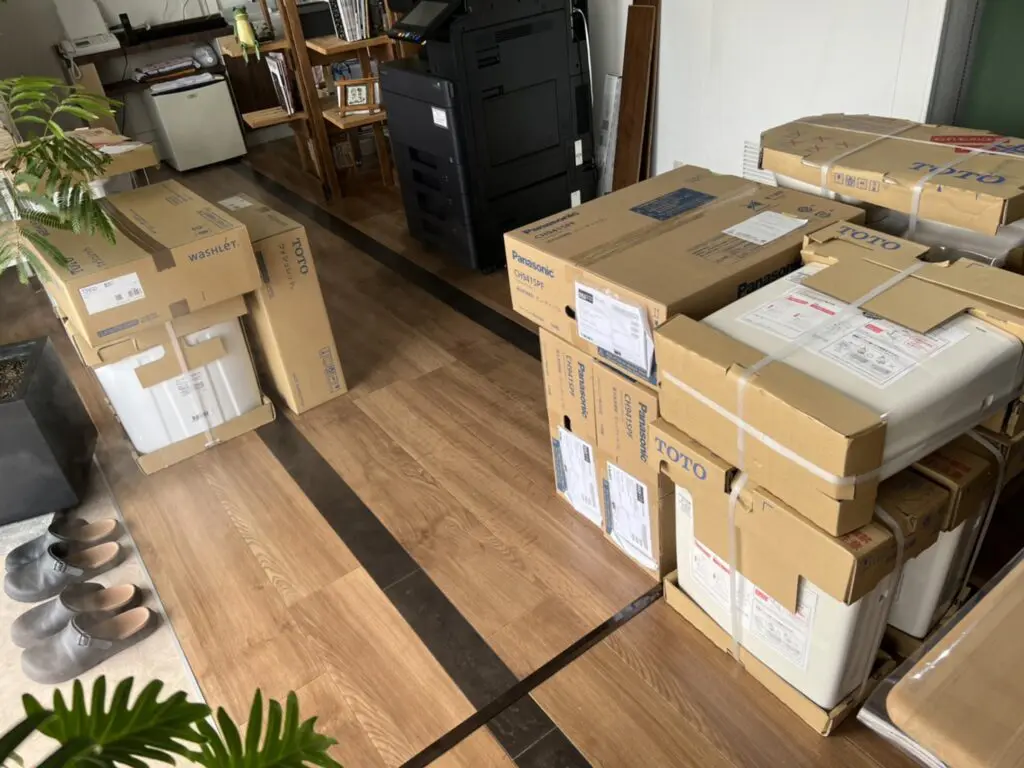 温水洗浄便座入荷